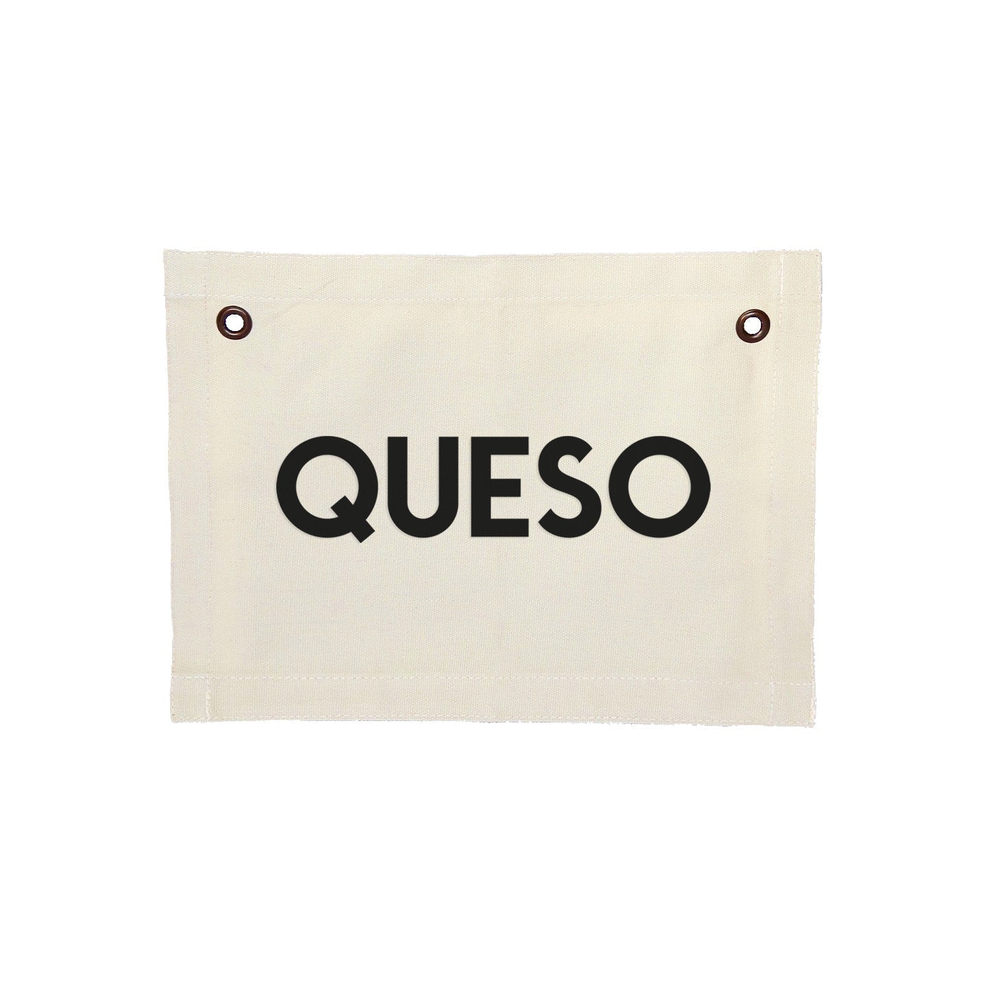 Queso Small Canvas Flag - Knife Shift
