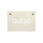 Queso Small Canvas Flag - Knife Shift