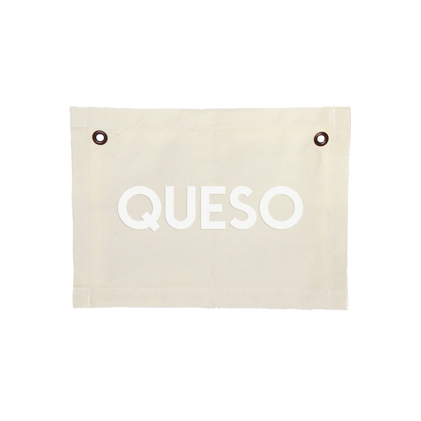 Queso Small Canvas Flag - Knife Shift