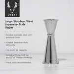 Harrison Large Japanese-Style Jigger - Knife Shift