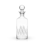 Art Deco Crystal Decanter - Knife Shift