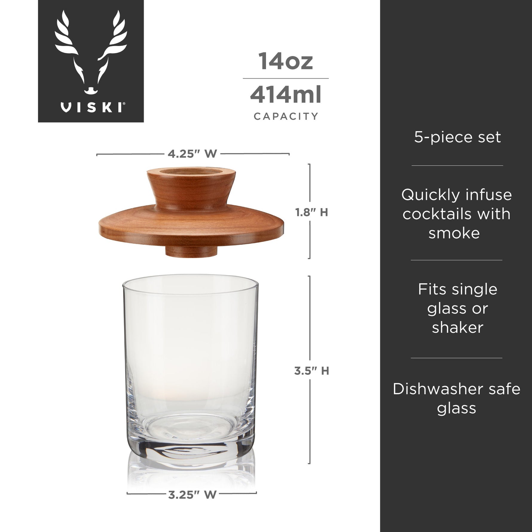 Alchemi Single Serve Smoked Cocktail Kit - Knife Shift
