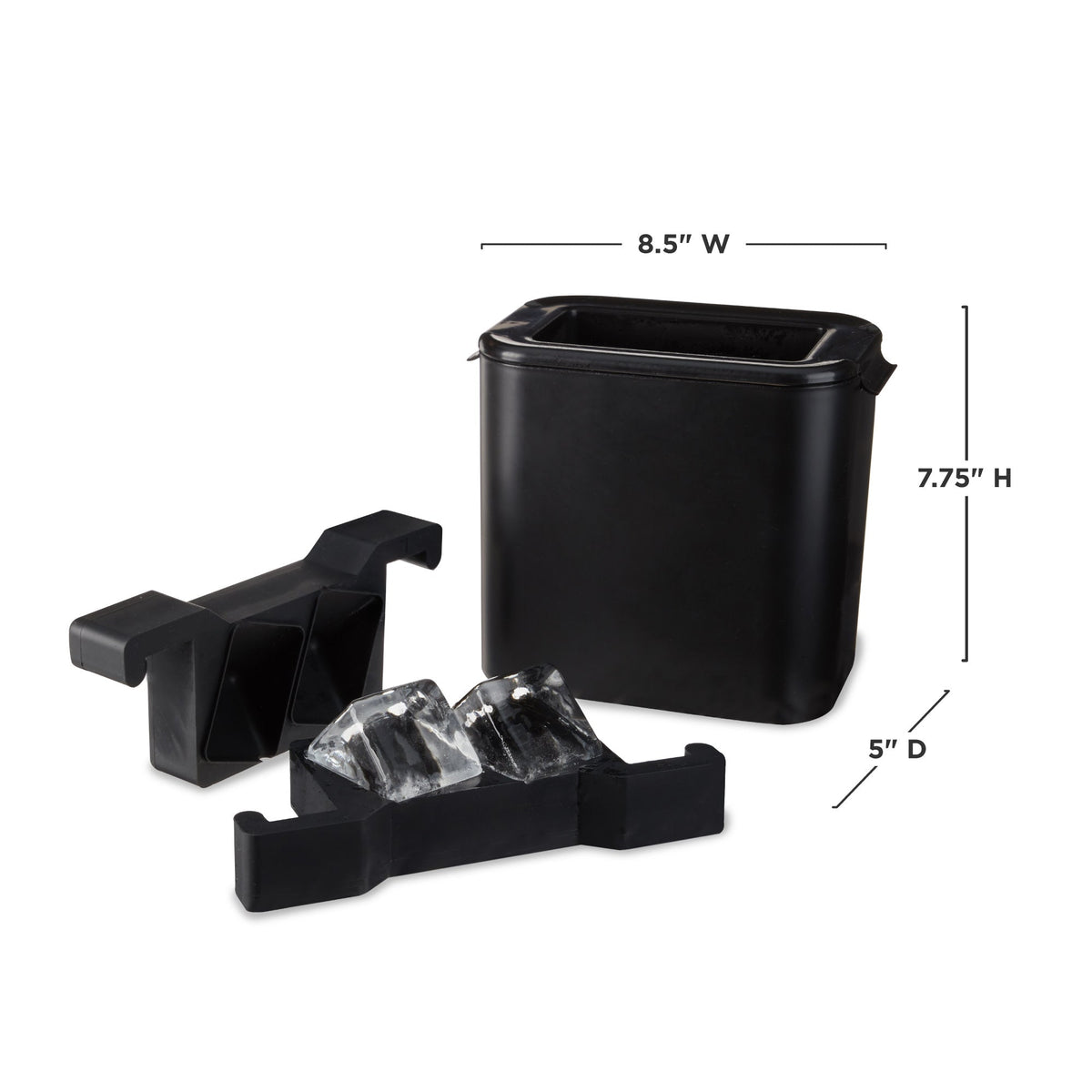 Glacier Rocks Clear Ice Maker - Knife Shift