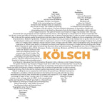 Kölsch Map - Pocket T-shirt-T-Shirt-gift ideas for foodies-Knife Shift