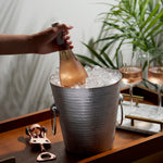 Irving Stainless Steel Hammered Ice Bucket - Knife Shift