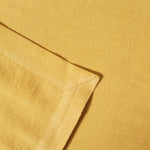 Seasonal Washed Linen-Cotton Tablecloth- Mustard - Knife Shift