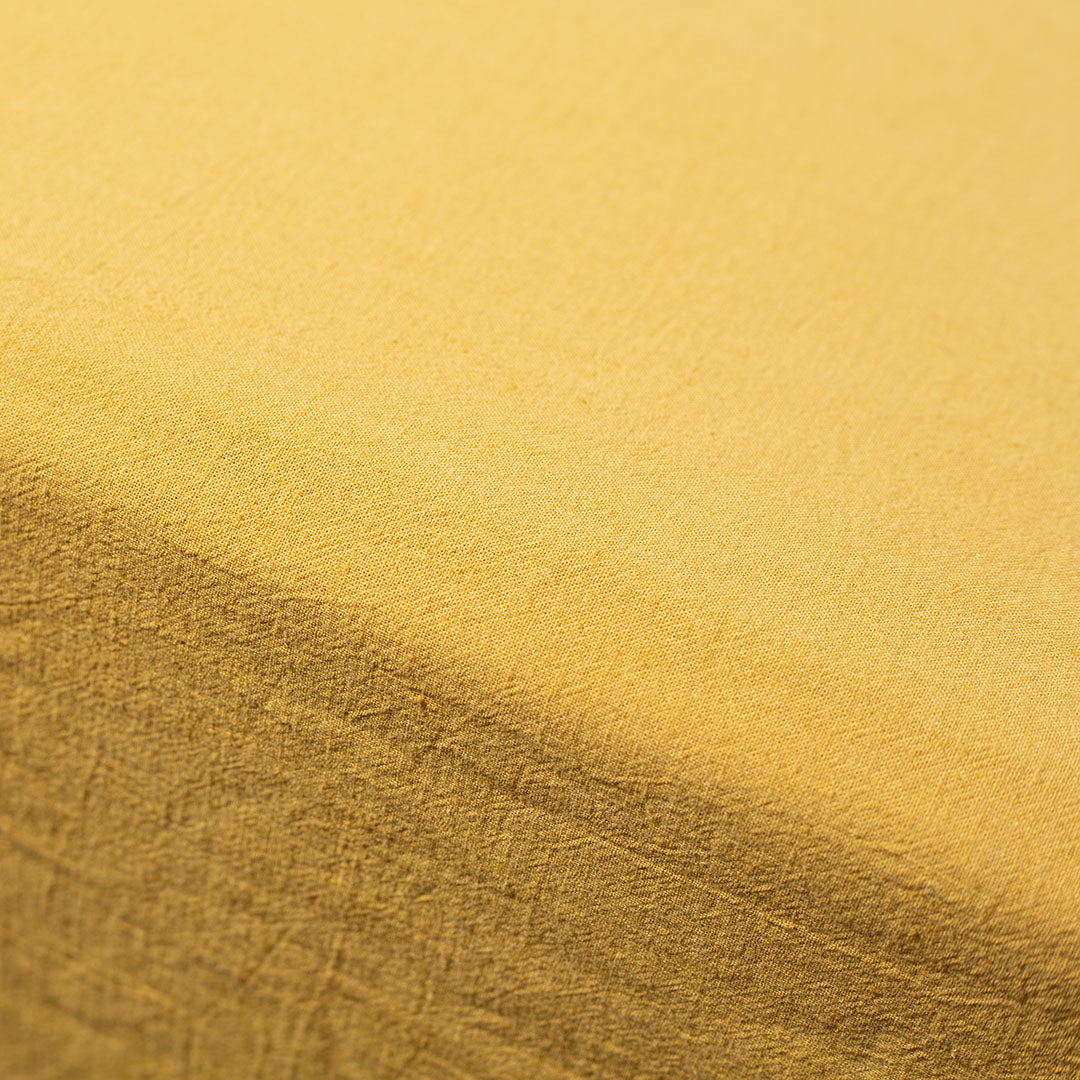 Seasonal Washed Linen-Cotton Tablecloth- Mustard - Knife Shift