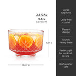 Admiral Crystal Punch Bowl - Knife Shift