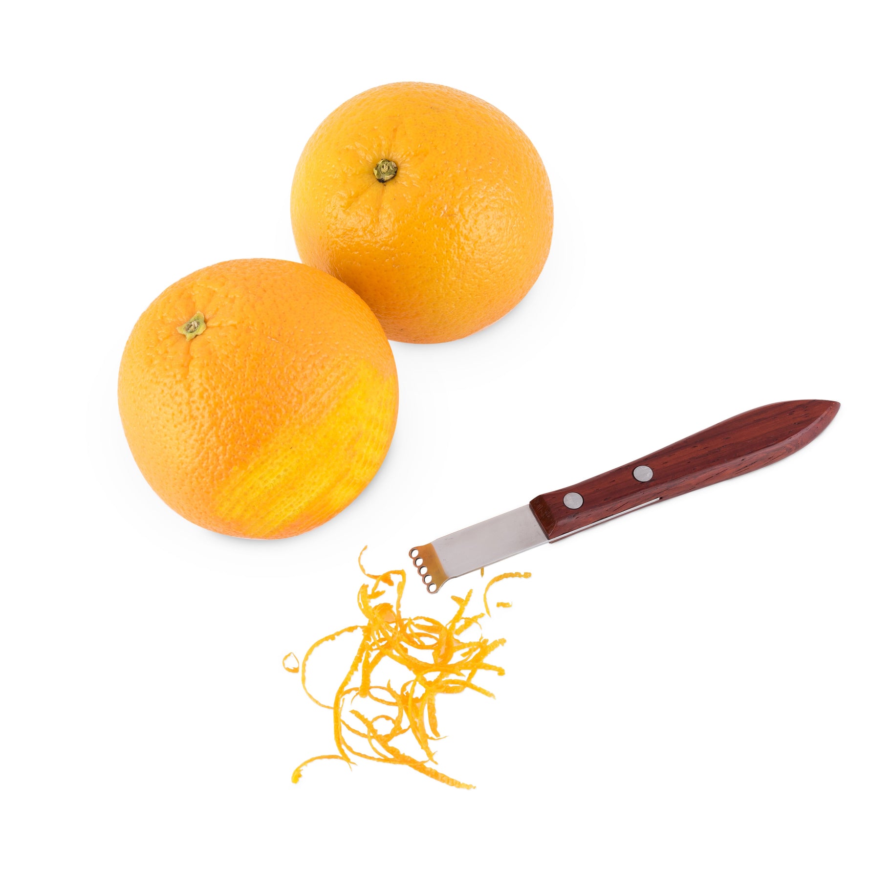 Professional Citrus Zester with Acacia Wood Handle - Knife Shift