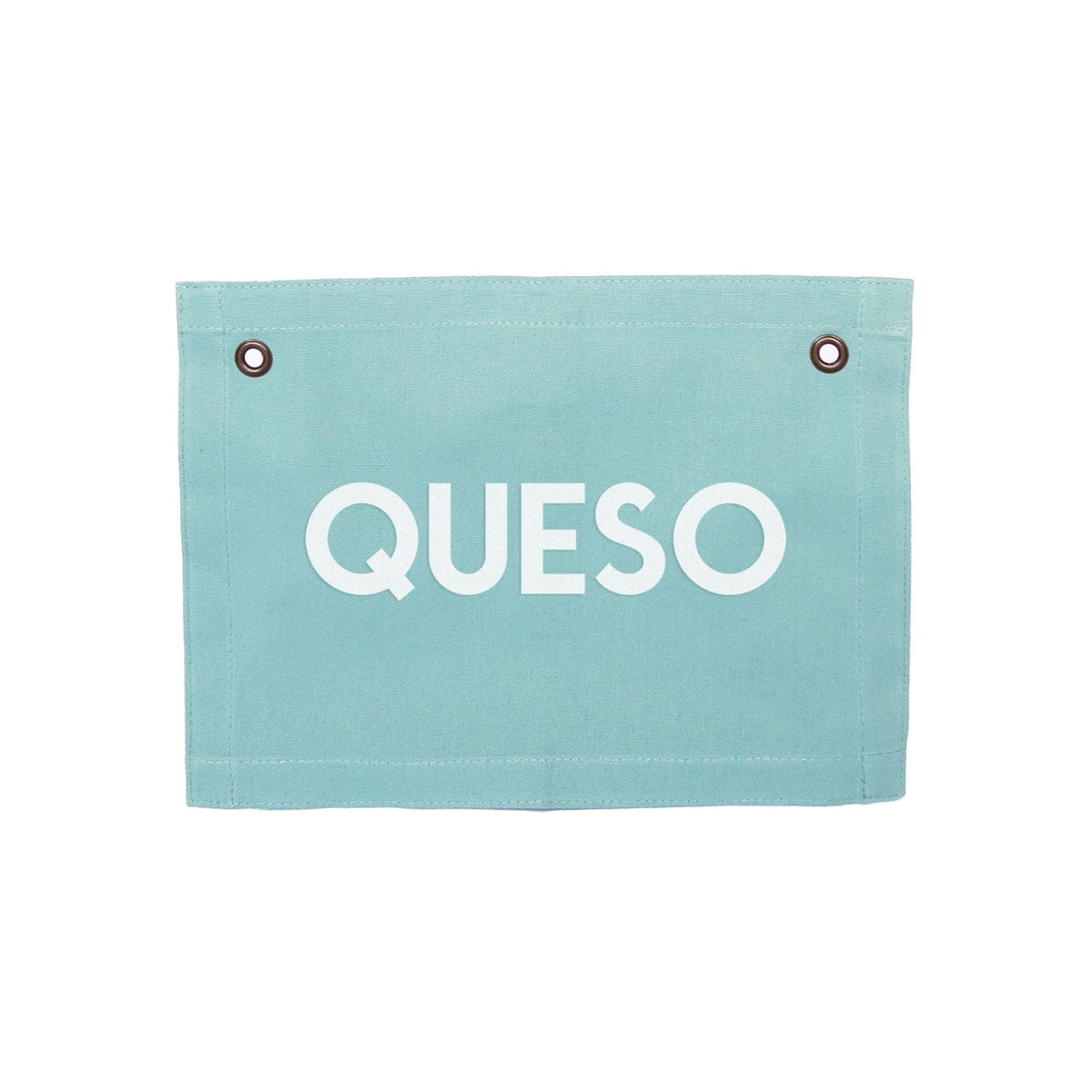 Queso Small Canvas Flag - Knife Shift