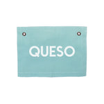 Queso Small Canvas Flag - Knife Shift