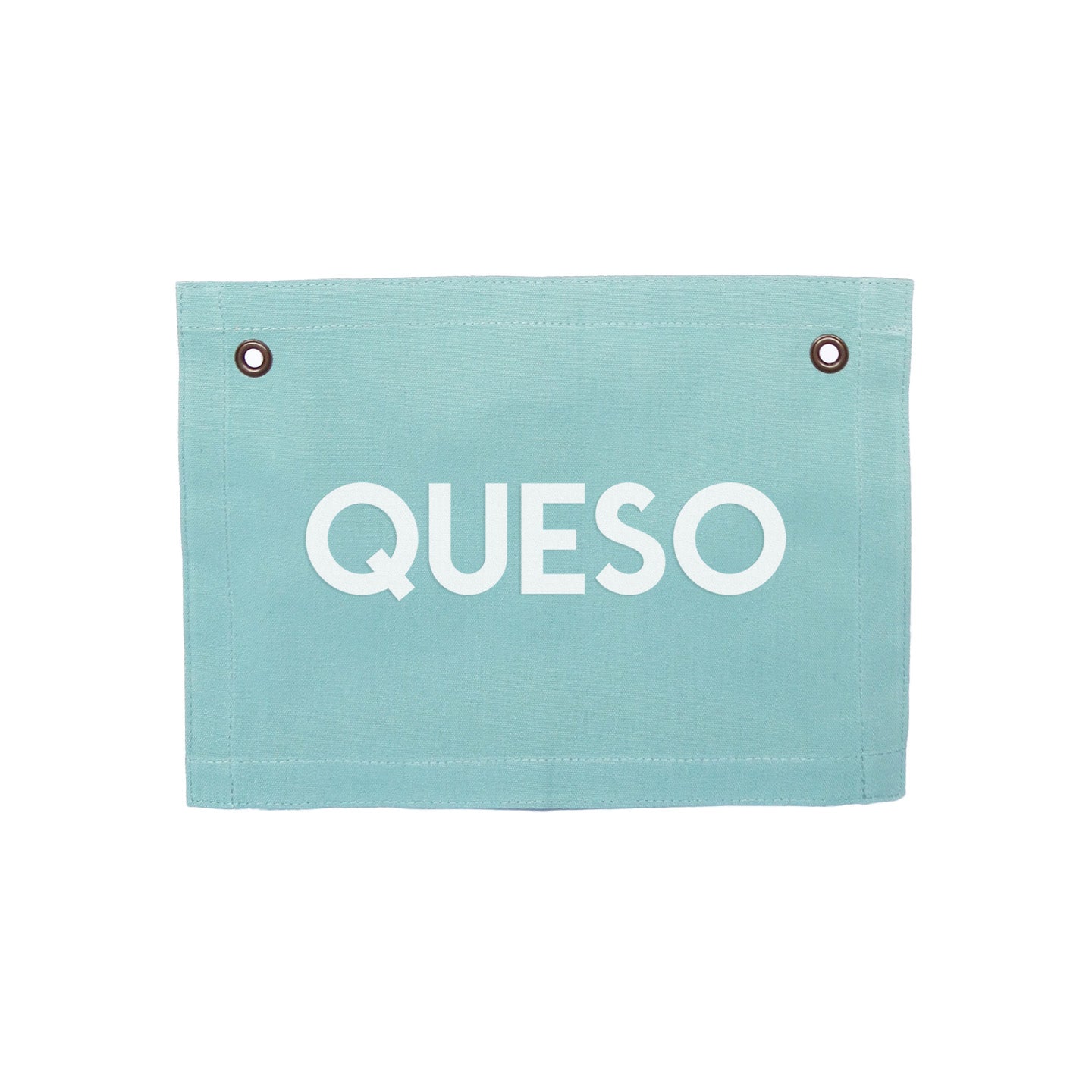 Queso Small Canvas Flag - Knife Shift