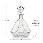 Admiral Crystal Irish Cut Whiskey Decanter - Knife Shift