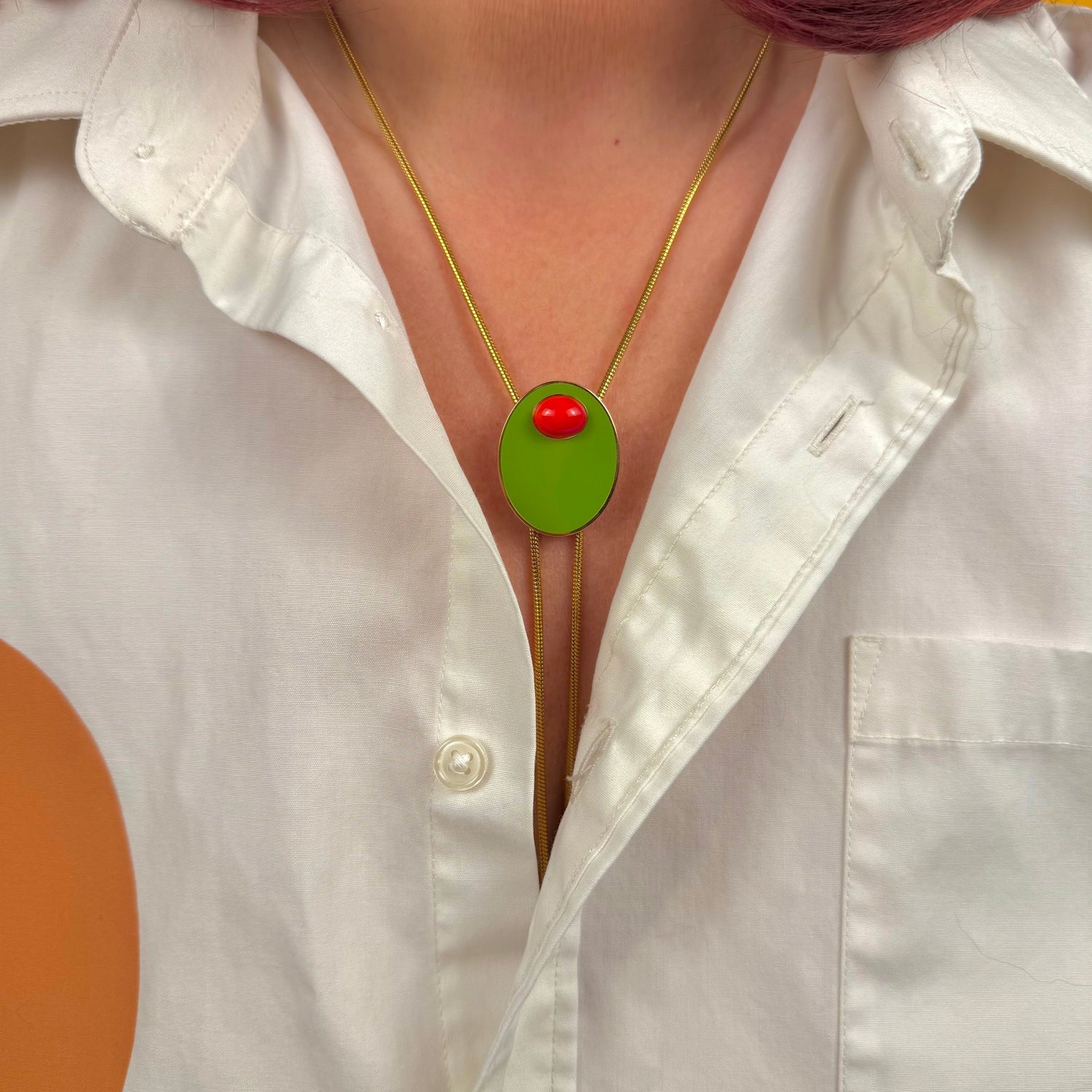 Olive Bolo Necklace - Knife Shift