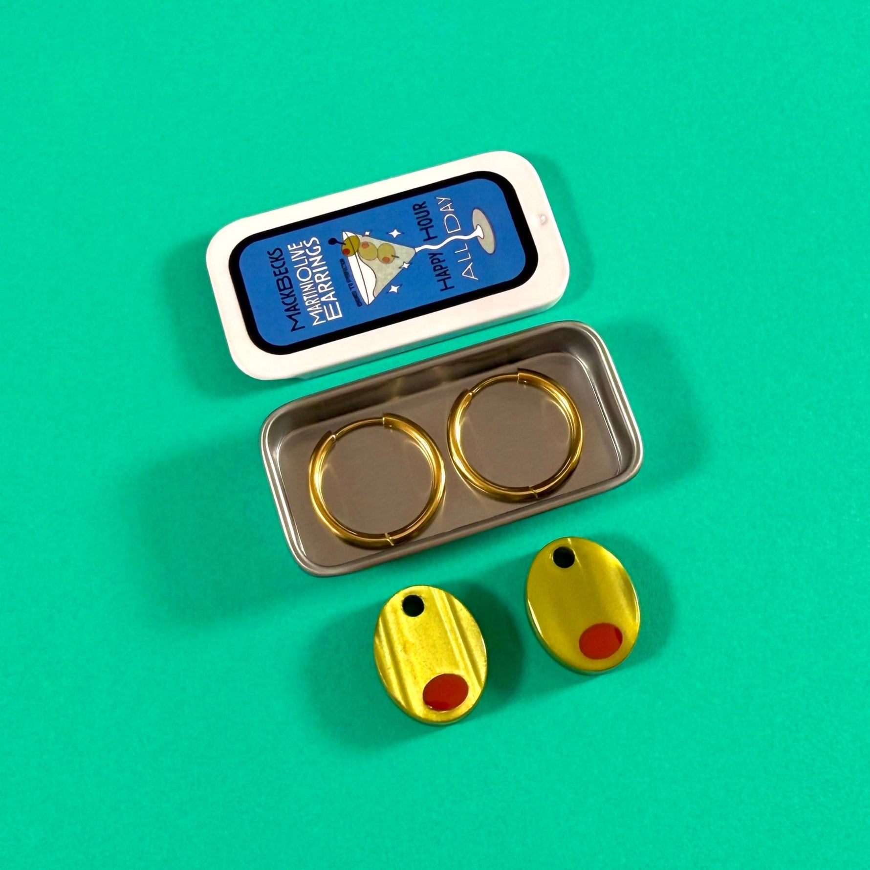 Olive Earrings - Knife Shift