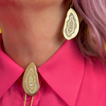 Oyster Earrings - Knife Shift