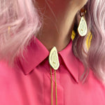 Oyster Earrings - Knife Shift