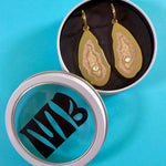 Oyster Earrings - Knife Shift