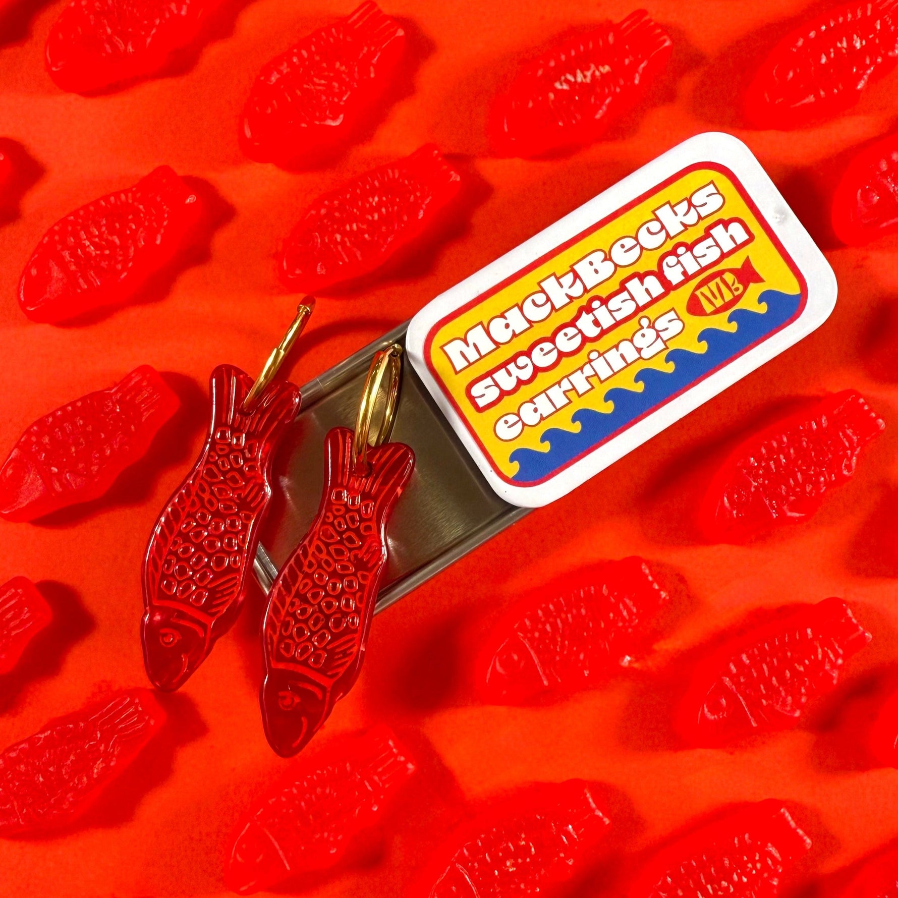 Sweetish Fish Earrings - Knife Shift