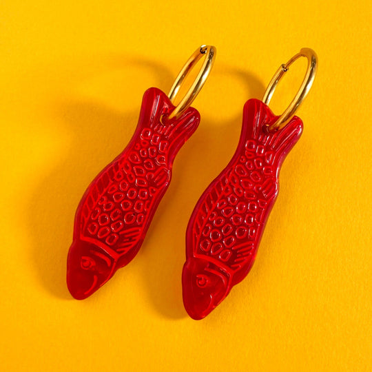 Sweetish Fish Earrings - Knife Shift
