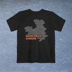 Manchego Cheese Map - Pocket T-shirt-T-Shirt-gift ideas for foodies-Knife Shift