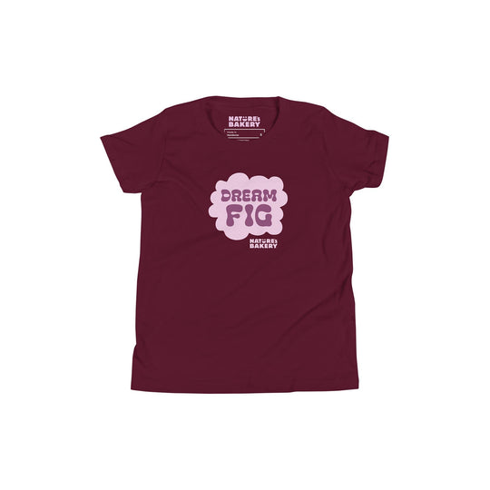 Dream Fig Youth T-Shirt - Maroon - Knife Shift