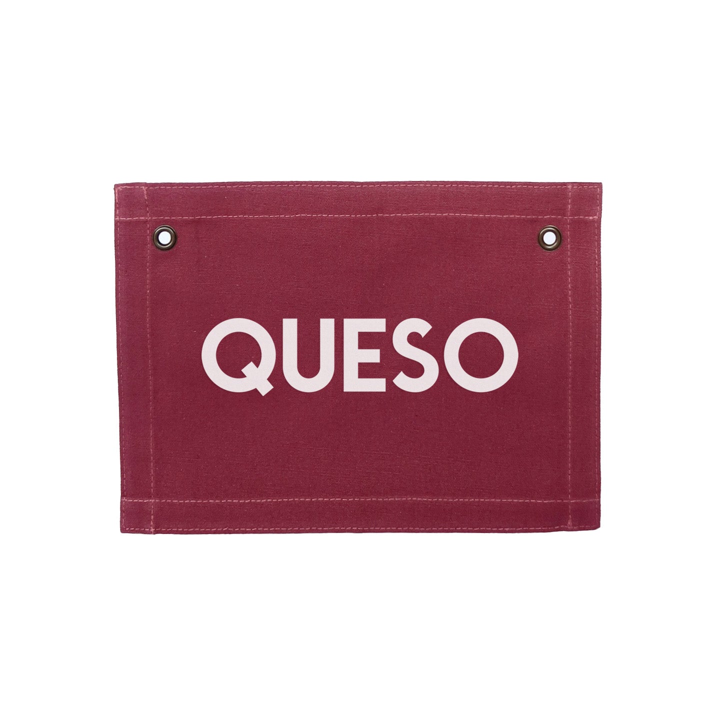 Queso Small Canvas Flag - Knife Shift