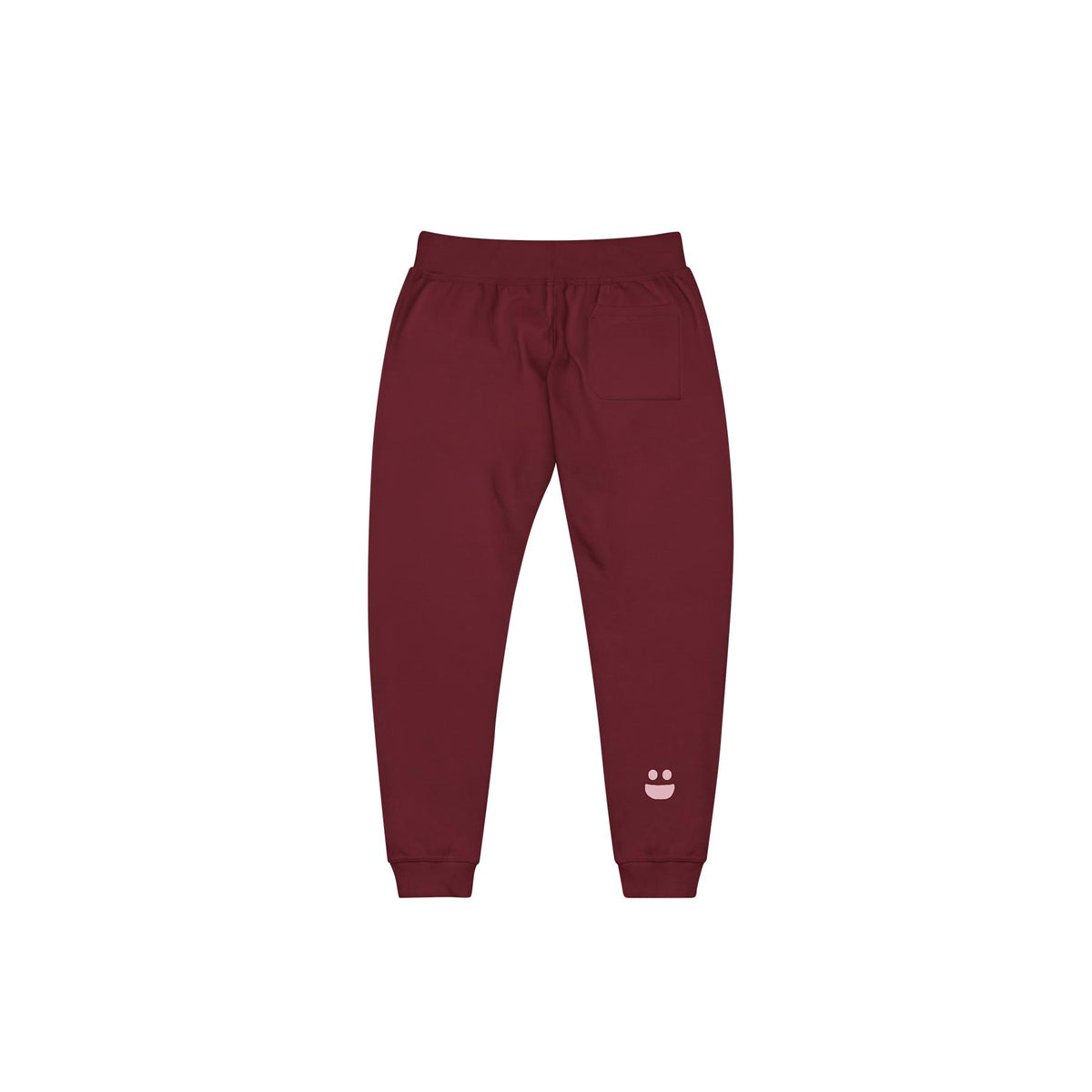 Maroon Fleece Sweatpants - Knife Shift