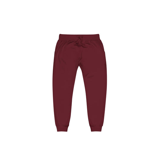 Maroon Fleece Sweatpants - Knife Shift
