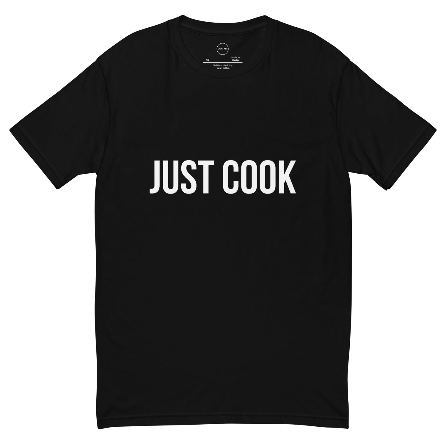 Just Cook Short Sleeve T-shirt - Black - Knife Shift