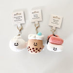 Mini Boba Milk Tea Plushie Keychain - Knife Shift