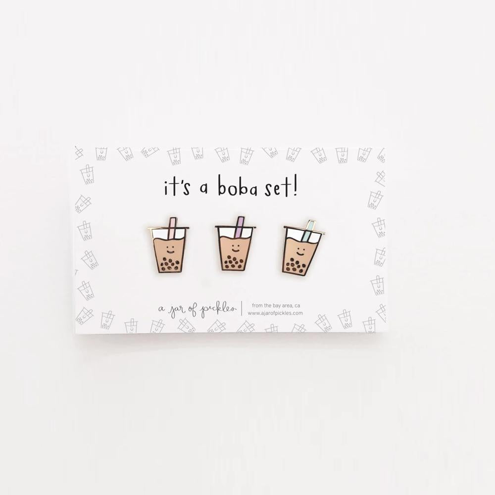 Boba Pin Set of 3 - Knife Shift