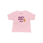 Dad's Mini Infant T-Shirt - Pink - Knife Shift