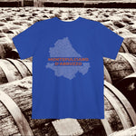 Montepulciano d'Abruzzo Wine Map - Pocket T-shirt-T-Shirt-gift ideas for foodies-Knife Shift