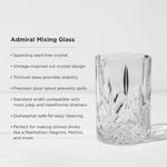 Admiral Crystal Mixing Glass - Knife Shift