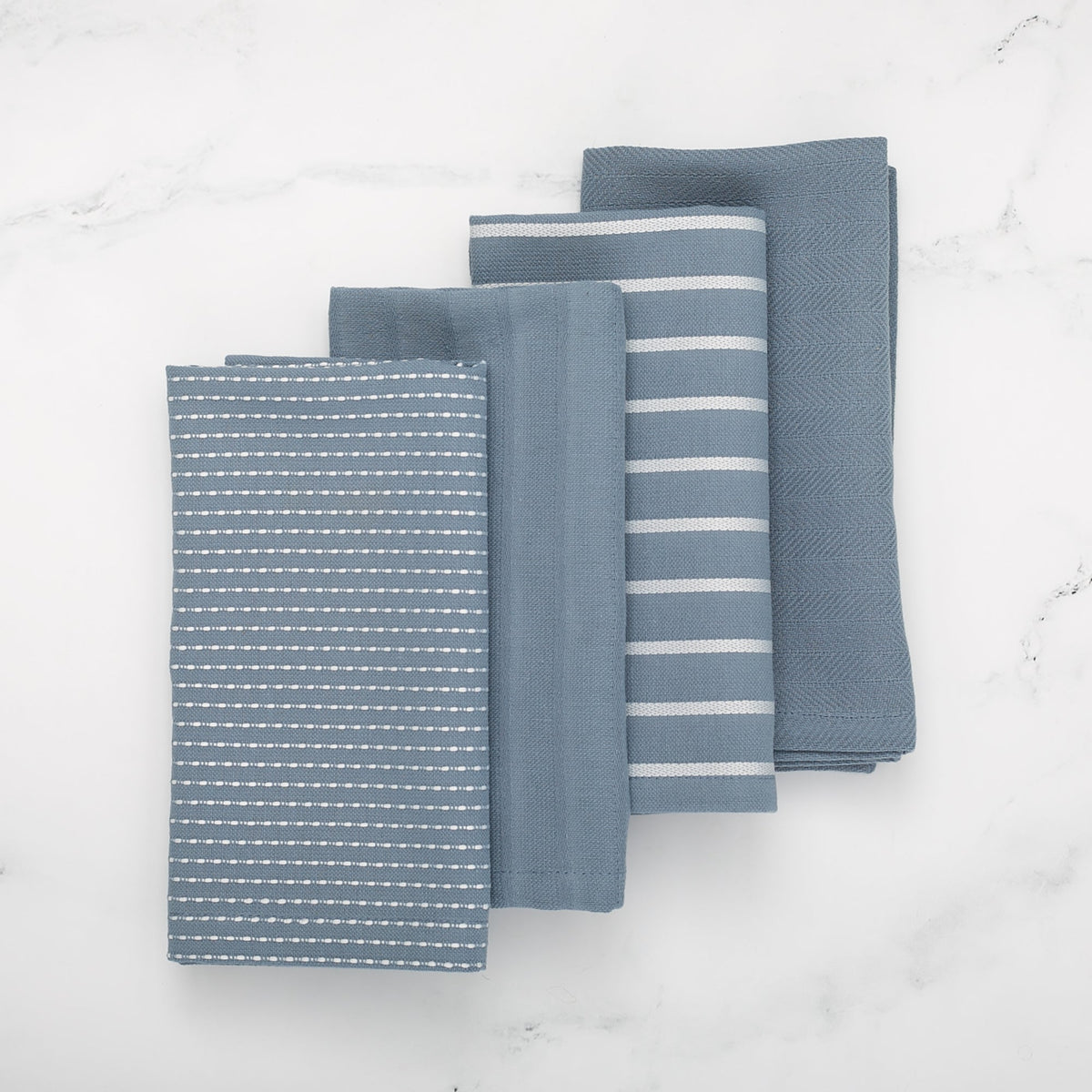 To Each Their Own napkin set - Borage & White - Knife Shift