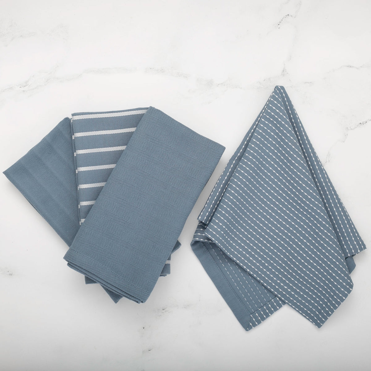 To Each Their Own napkin set - Borage & White - Knife Shift