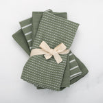 To Each Their Own napkin set - Kale & White - Knife Shift