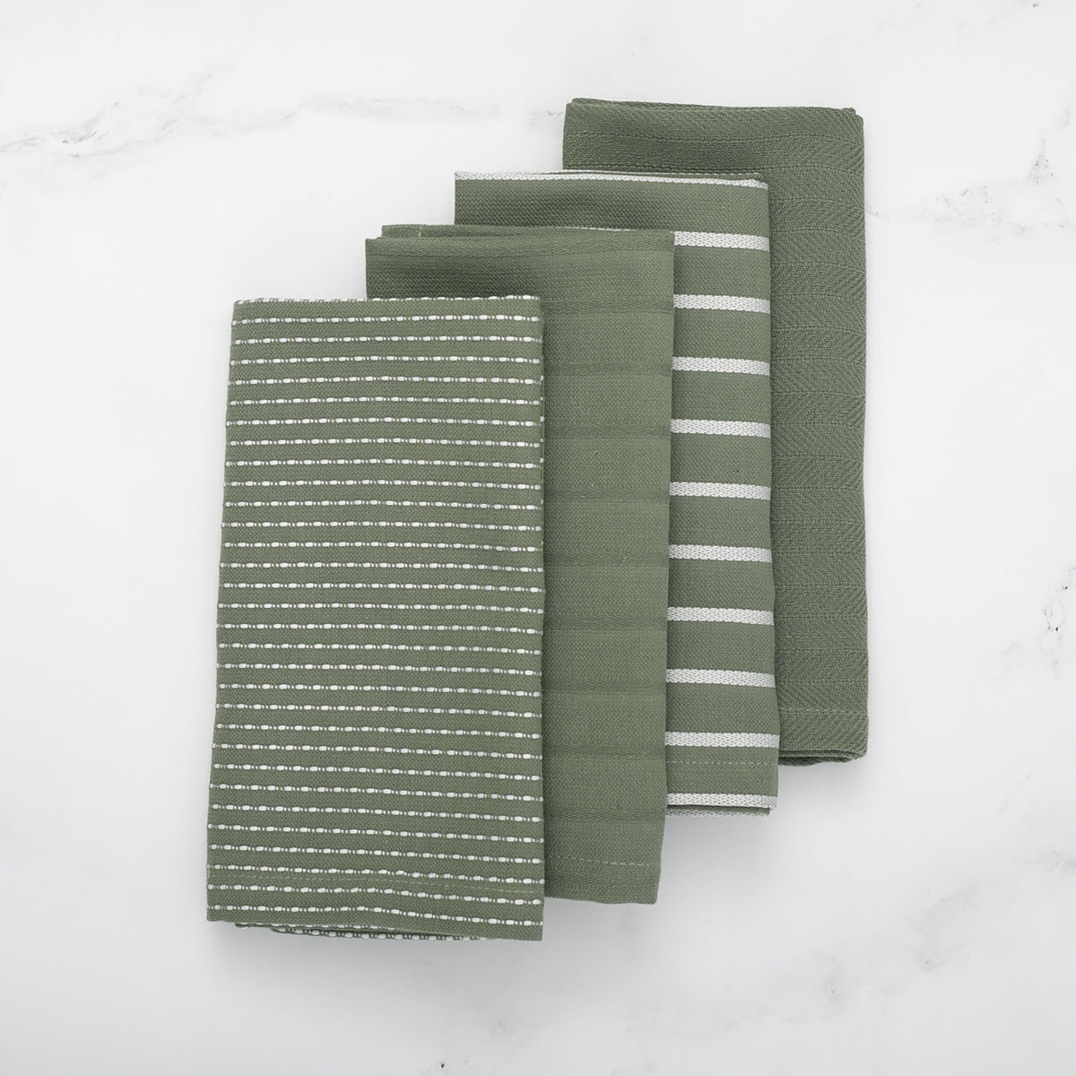To Each Their Own napkin set - Kale & White - Knife Shift