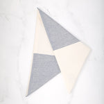 The Stripe Collection Napkins Natural Cotton & Elderberry - Knife Shift