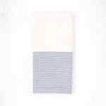 The Stripe Collection Napkins Natural Cotton & Elderberry - Knife Shift