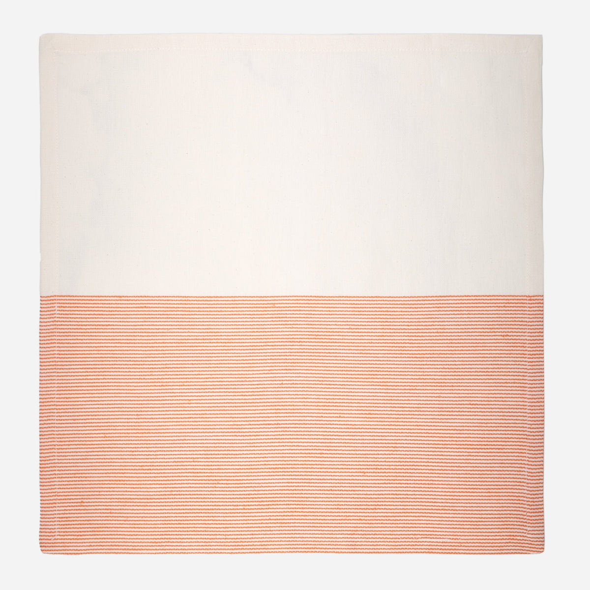 The Stripe Collection Napkins Natural Cotton & Persimmon - Knife Shift