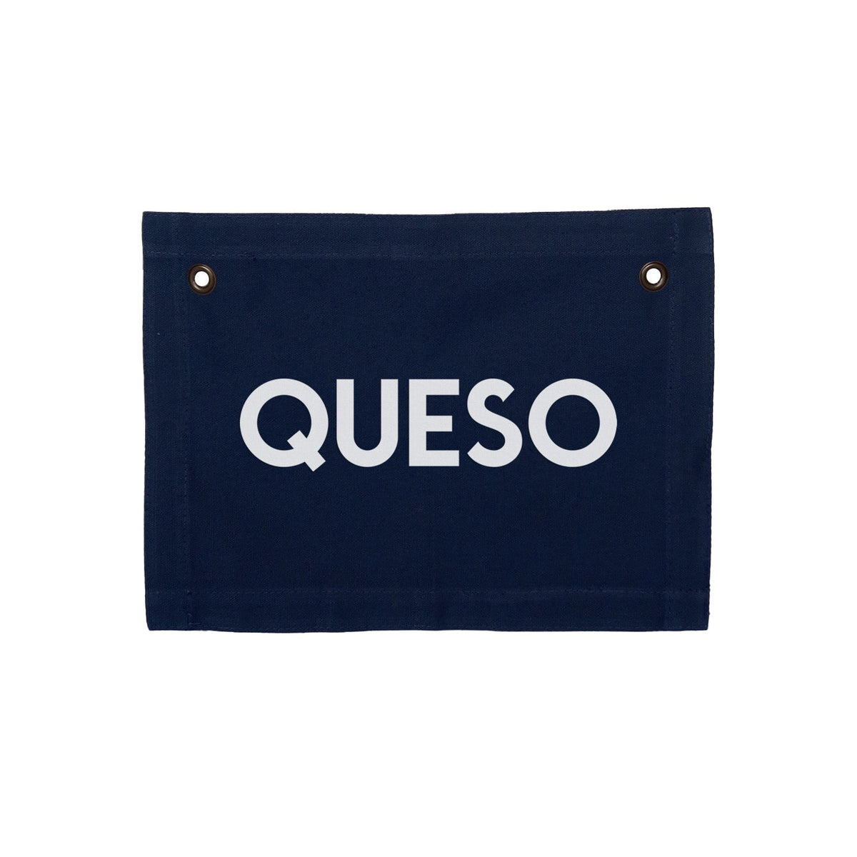 Queso Small Canvas Flag - Knife Shift
