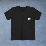 Neufchâtel Cheese Map - Pocket T-shirt-T-Shirt-gift ideas for foodies-Knife Shift