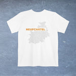 Neufchâtel Cheese Map - Pocket T-shirt-T-Shirt-gift ideas for foodies-Knife Shift