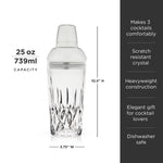 Admiral Crystal Cocktail Shaker - Knife Shift