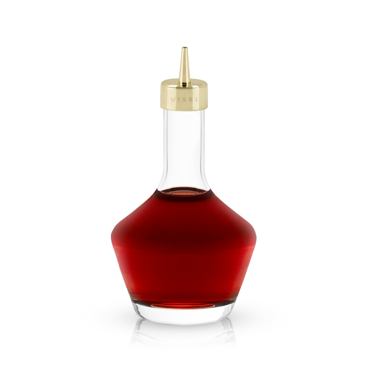 Belmont Bitters Bottle with Dasher Top in Gold - Knife Shift