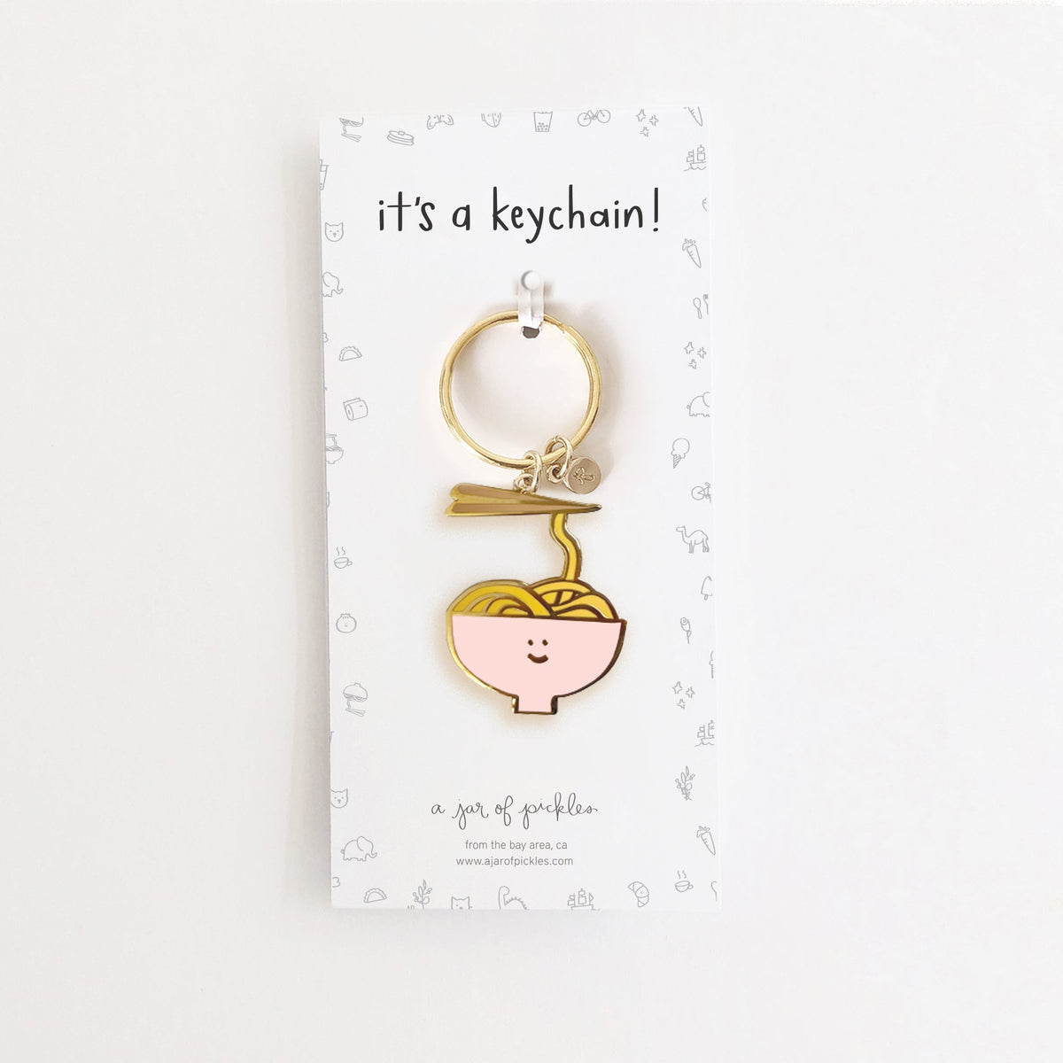 Noodle Bowl Keychain - Knife Shift
