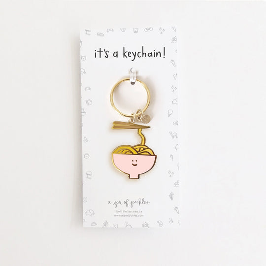 Noodle Bowl Keychain - Knife Shift