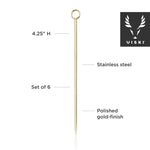 Belmont Cocktail Picks Set of 6 - Knife Shift